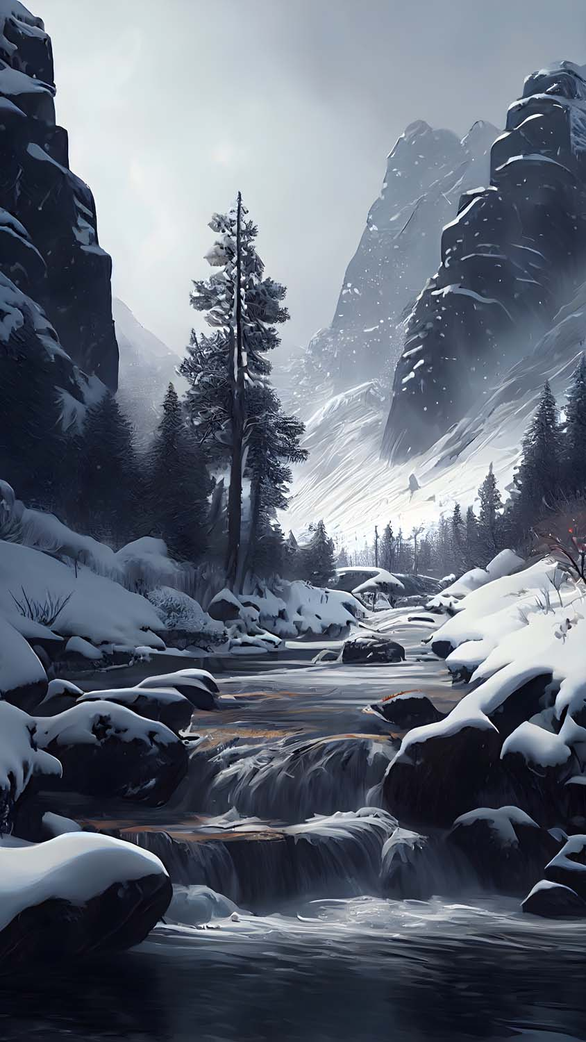 Snow River IPhone Wallpaper HD  IPhone Wallpapers