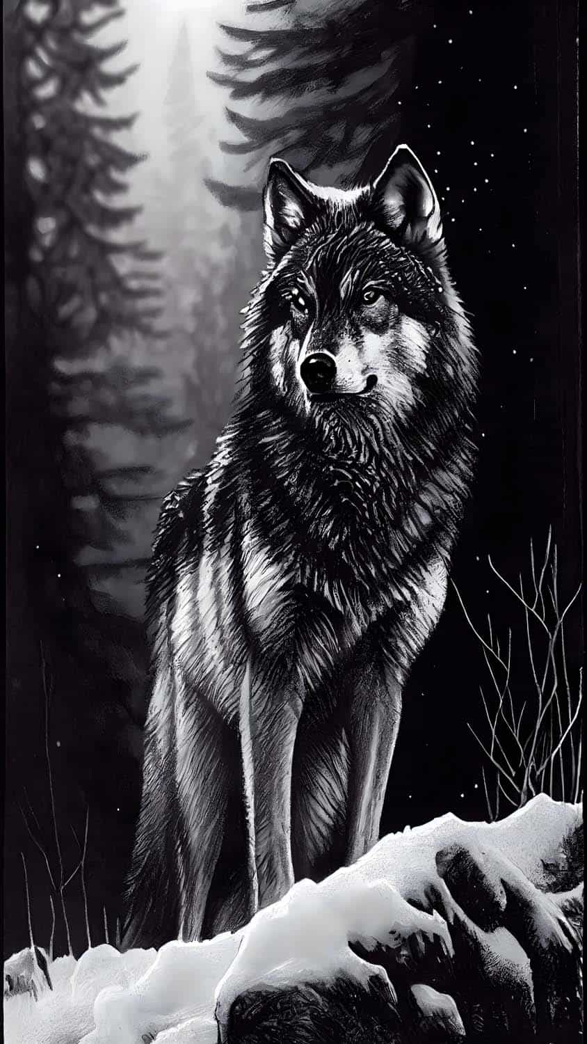 The Alpha Wolf IPhone Wallpaper HD  IPhone Wallpapers