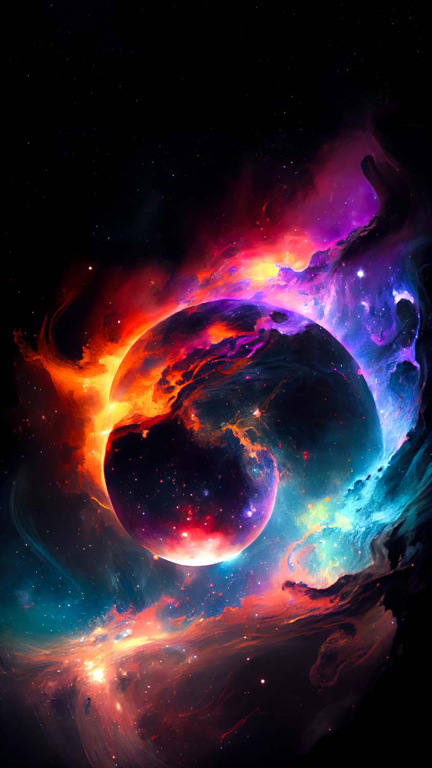 Space Nebula AI Art IPhone Wallpaper HD  IPhone Wallpapers