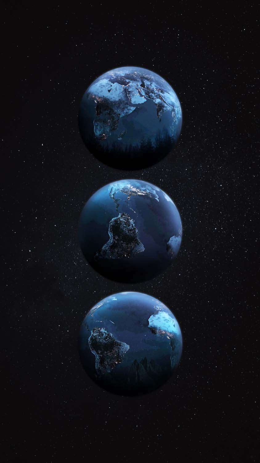 Earth Trio IPhone Wallpaper HD  IPhone Wallpapers
