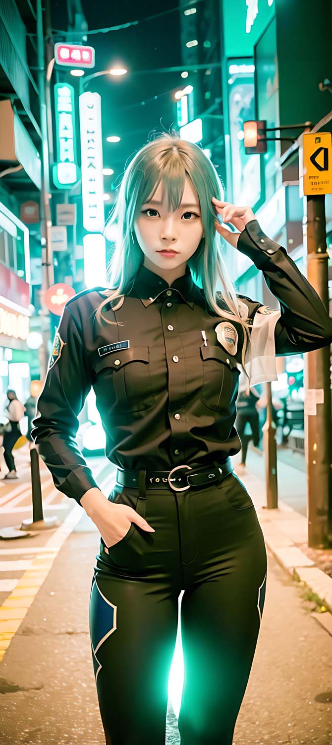 Police Officer Girl IPhone Wallpaper HD  IPhone Wallpapers