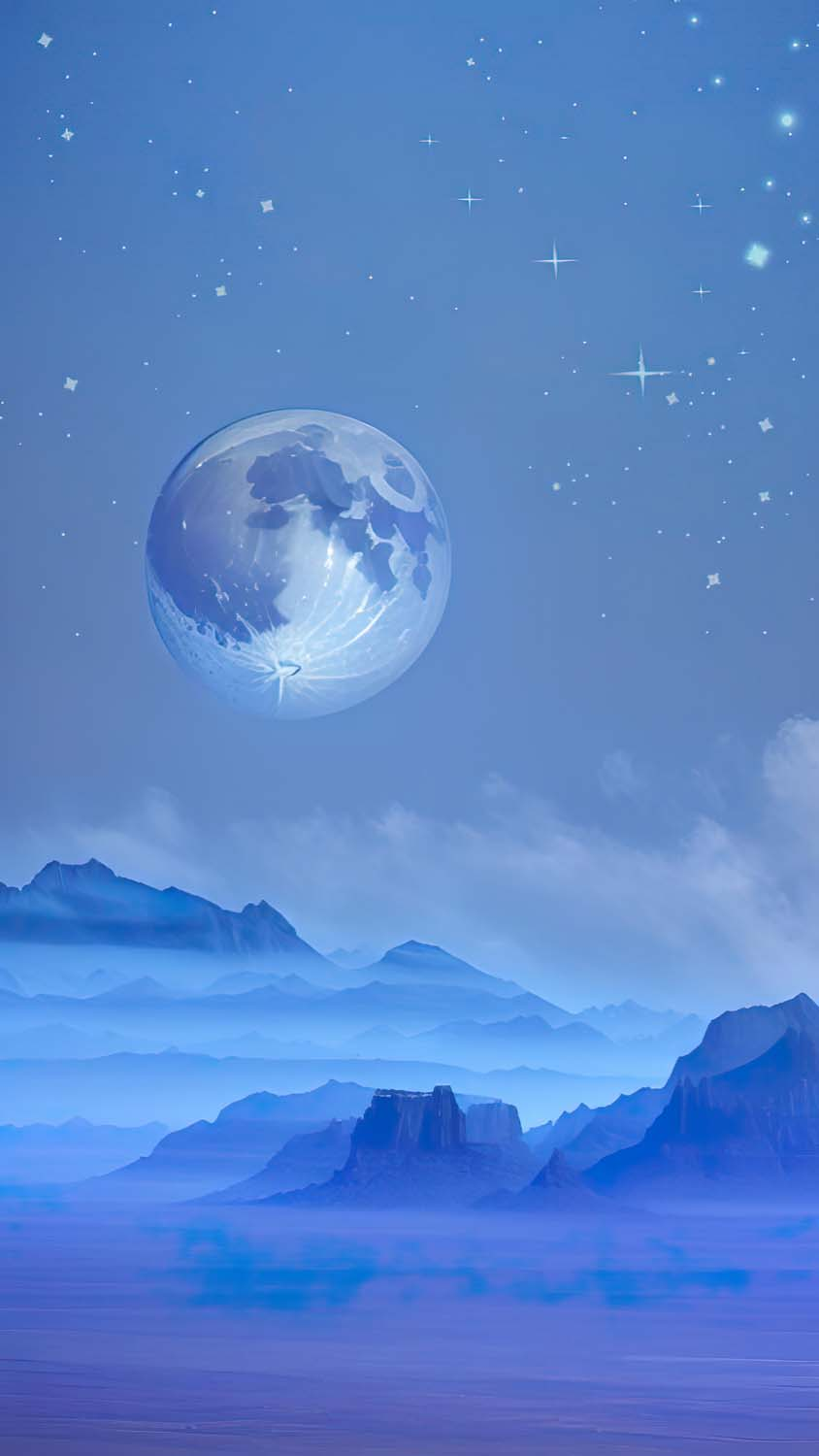 Mist Moon AI Art IPhone Wallpaper HD  IPhone Wallpapers