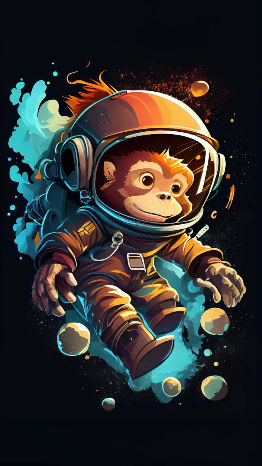 Astronaut Monkey IPhone Wallpaper HD  IPhone Wallpapers