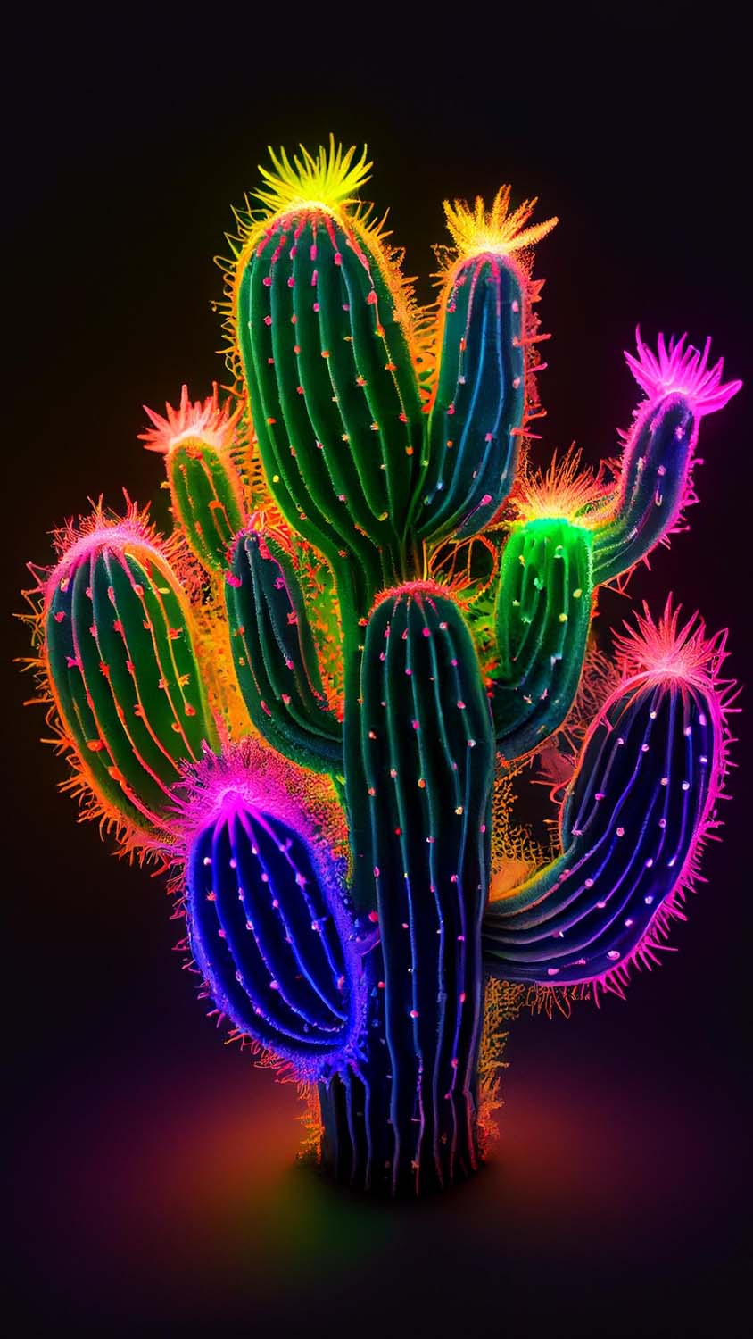 Colorful Cactus IPhone Wallpaper HD  IPhone Wallpapers