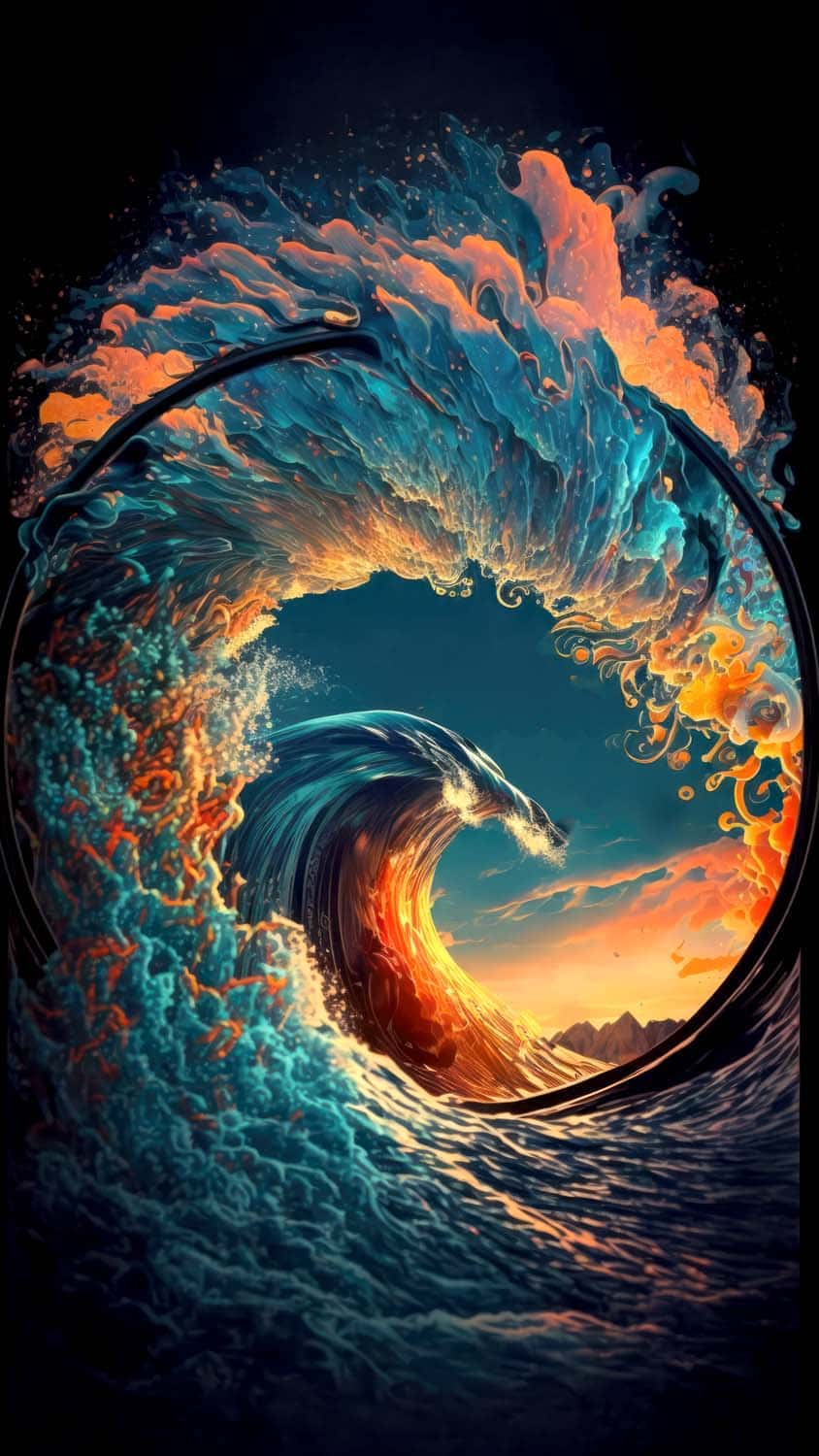 The Wave IPhone Wallpaper HD  IPhone Wallpapers