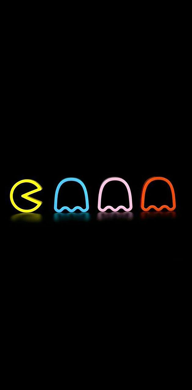 Neon pacman