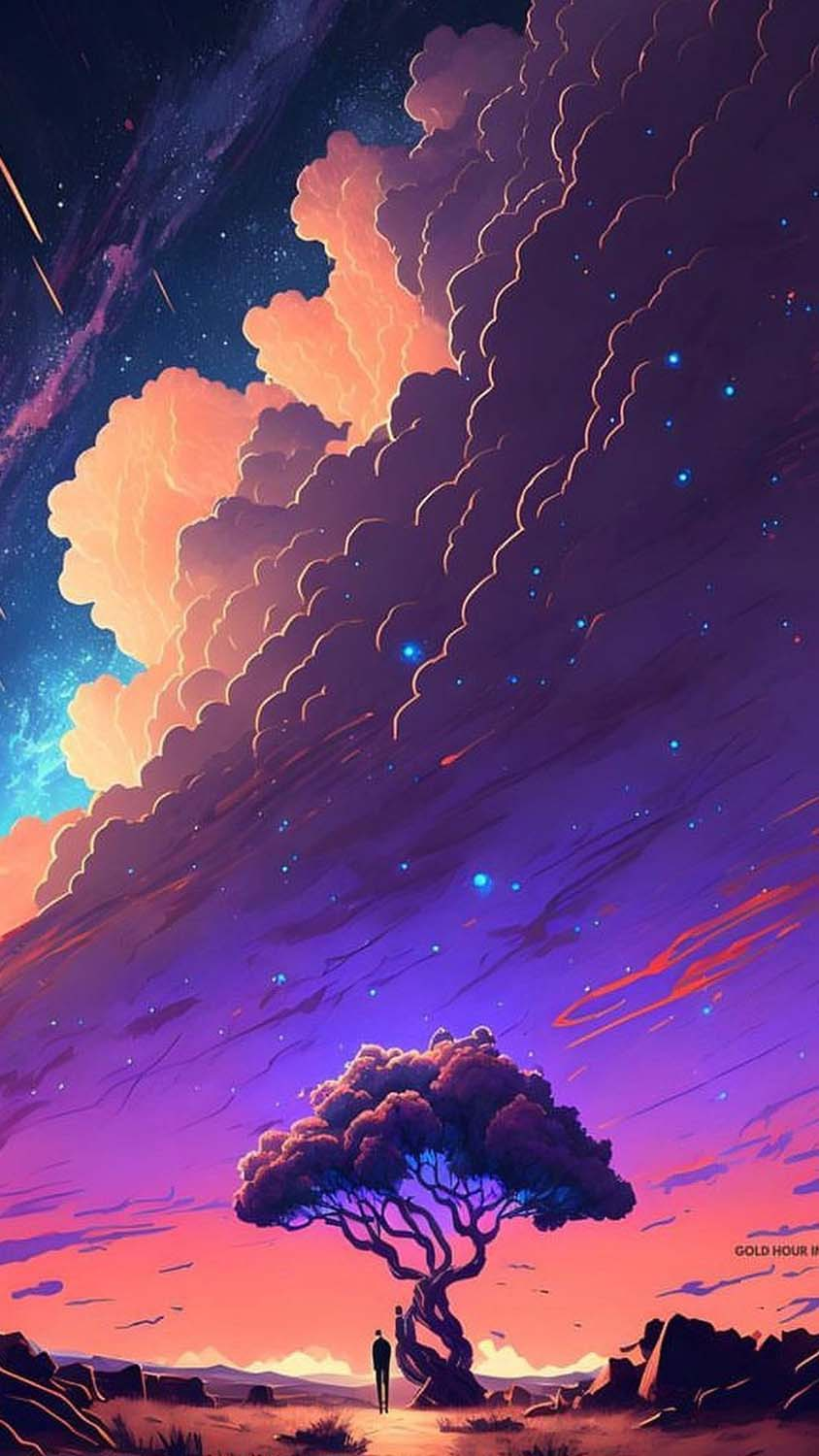 Space Behind Clouds IPhone Wallpaper HD  IPhone Wallpapers
