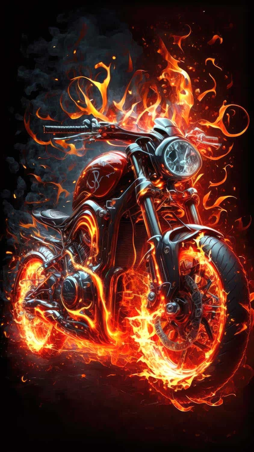 Ghost Rider Motorcycle IPhone Wallpaper HD  IPhone Wallpapers