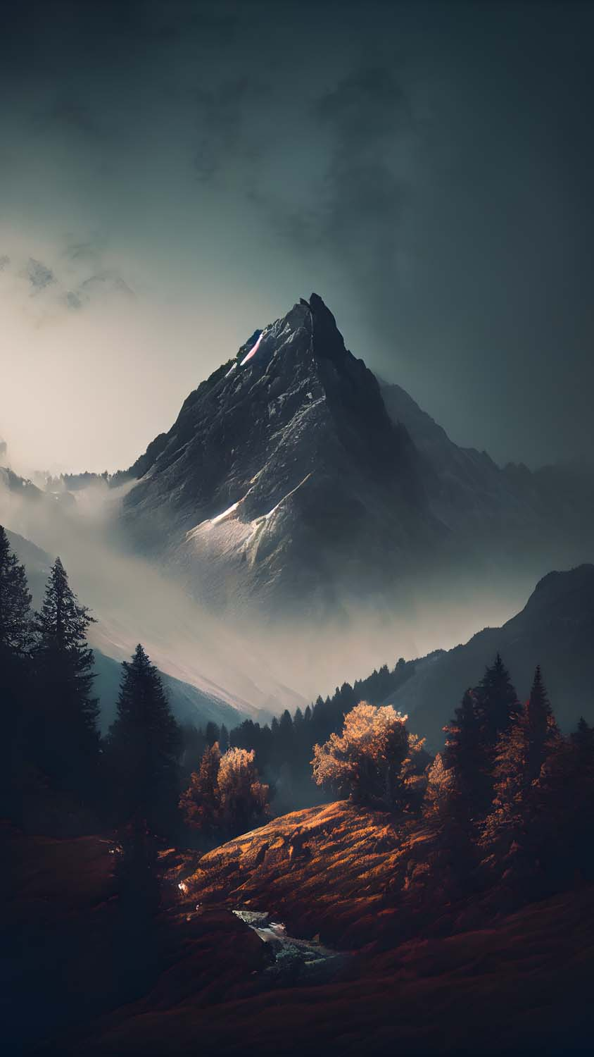 Mist Around Mountain IPhone Wallpaper HD  IPhone Wallpapers