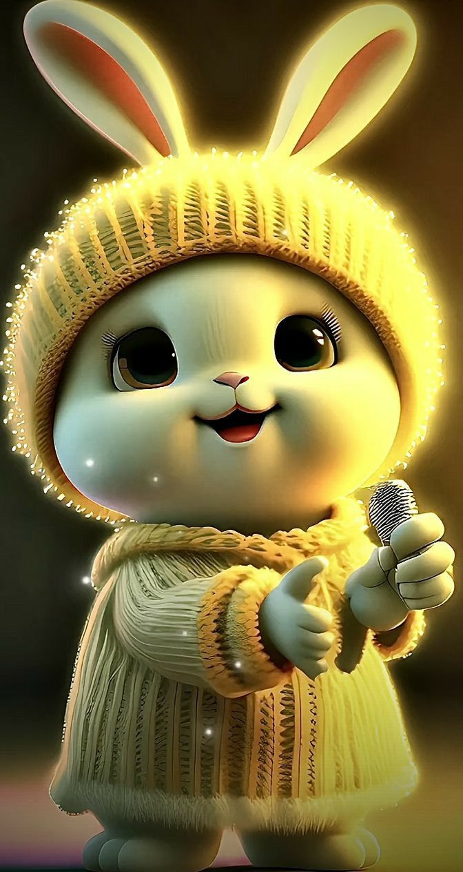 Cute Bunny rabbit cartoon animation HD phone wallpaper  Peakpx