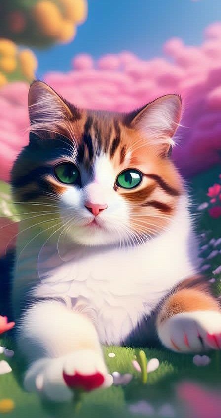 Kawaii Anime Cat Wallpapers  Top Free Kawaii Anime Cat Backgrounds   WallpaperAccess