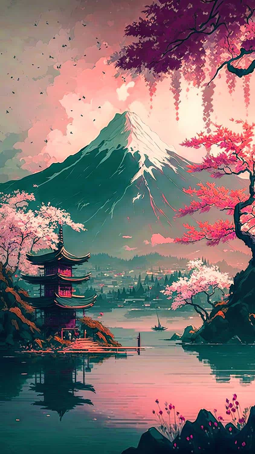 Japan Fuji Painting