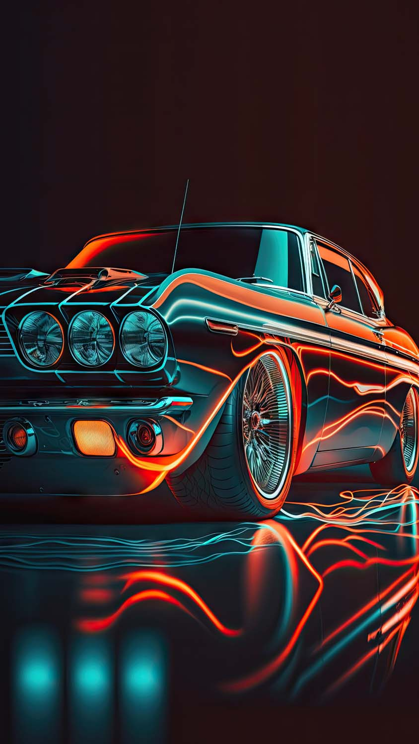 Classic Muscle Car Neon