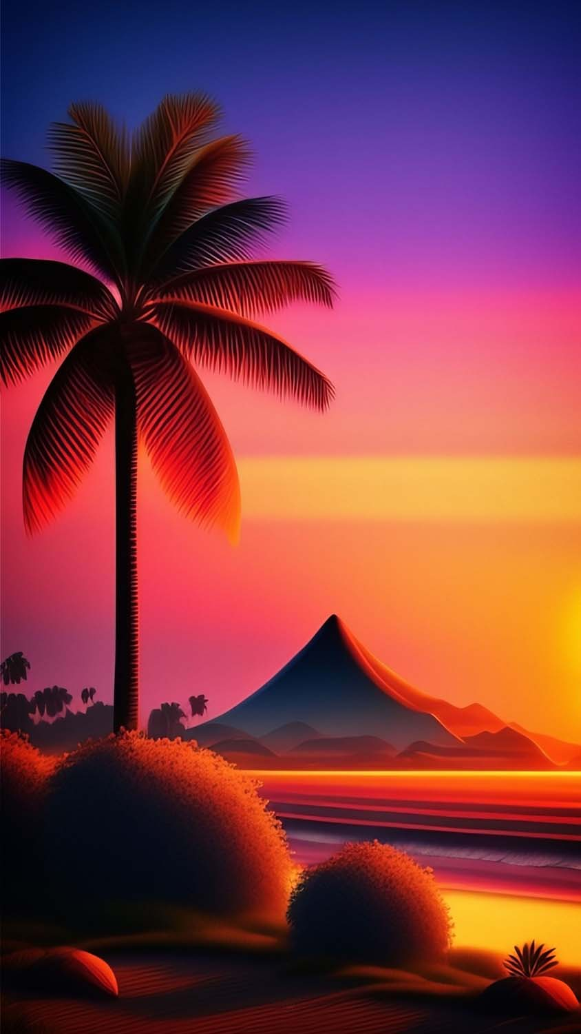 Palm Tree Sunset