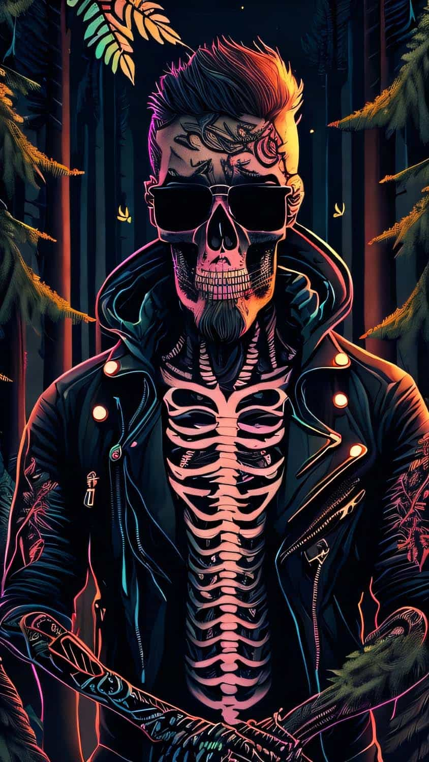 Scary Skeleton Wallpaper Download  MobCup