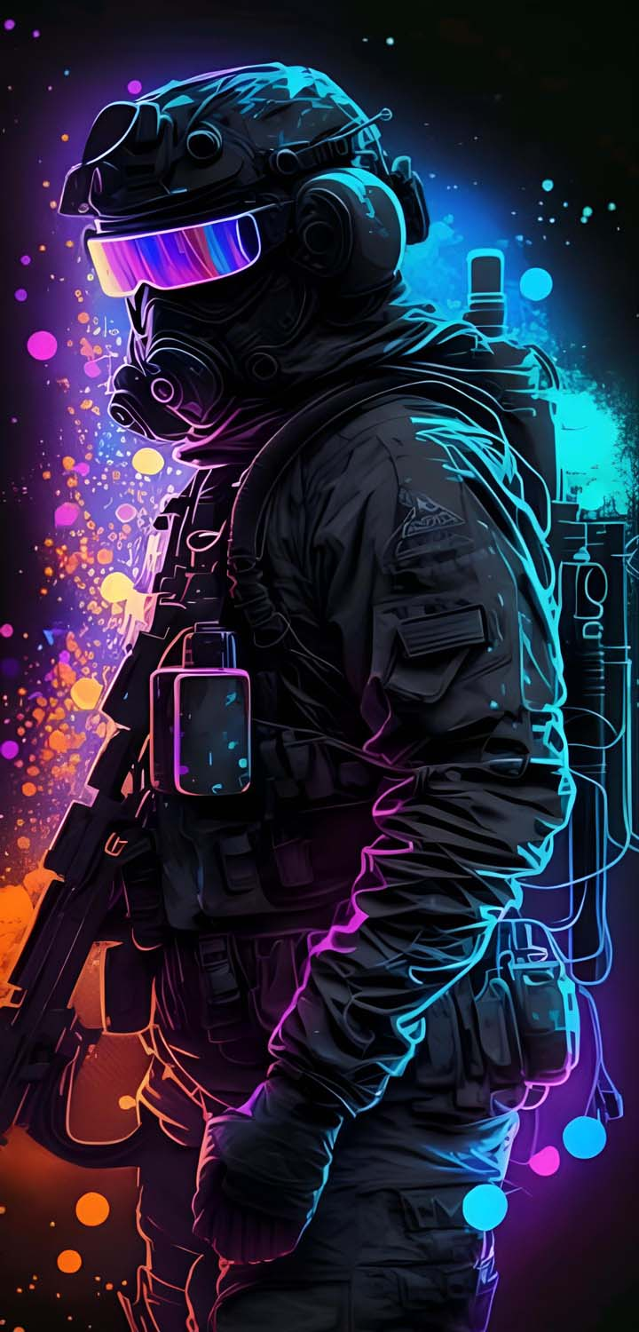 iOS14 SpecialEdition 5 NEON Wallpaper  HD Mobile Walls