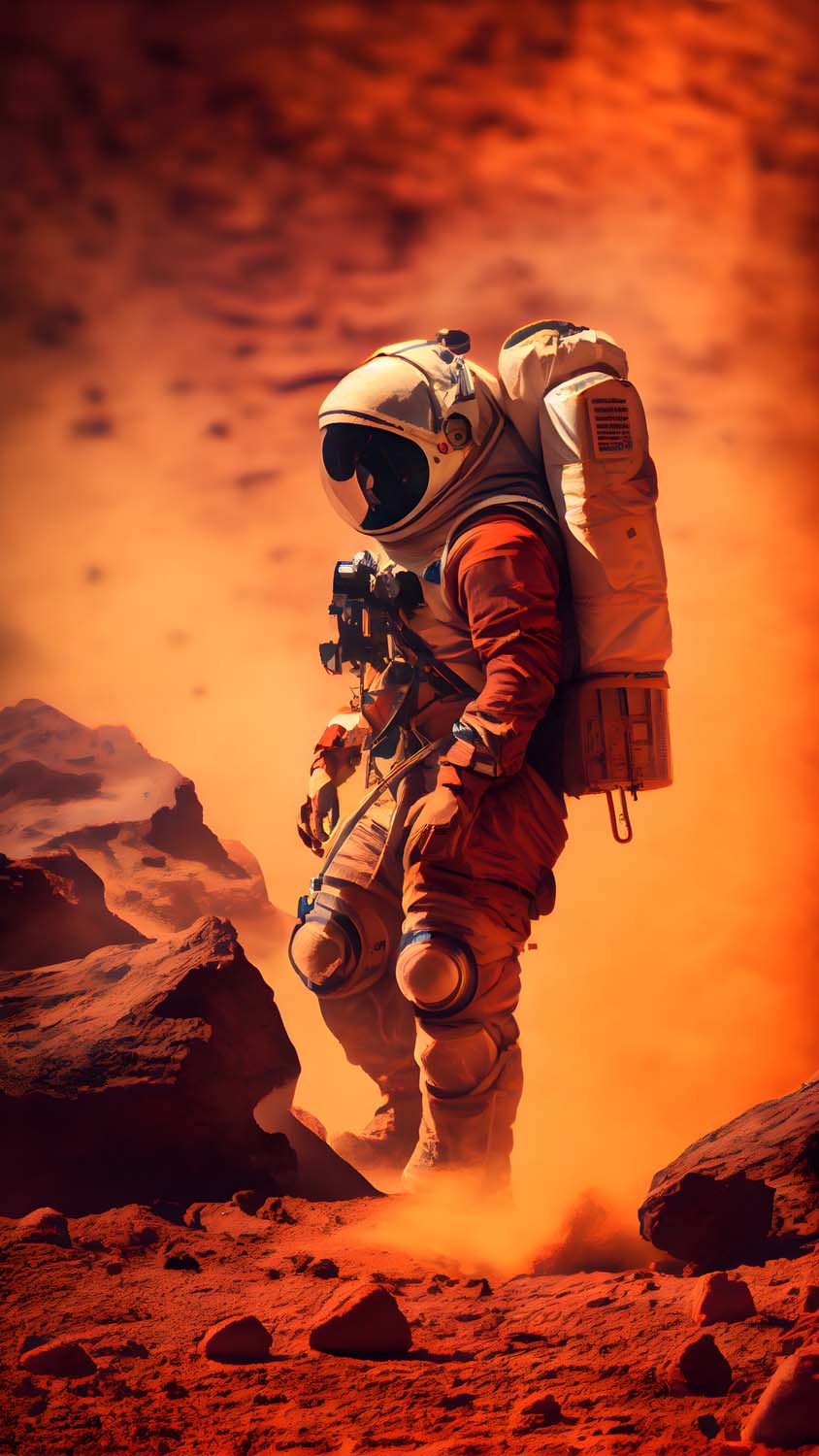 HD wallpaper Mars 4K Astronaut Alone SciFi sky scenics  nature  beauty in nature  Wallpaper Flare