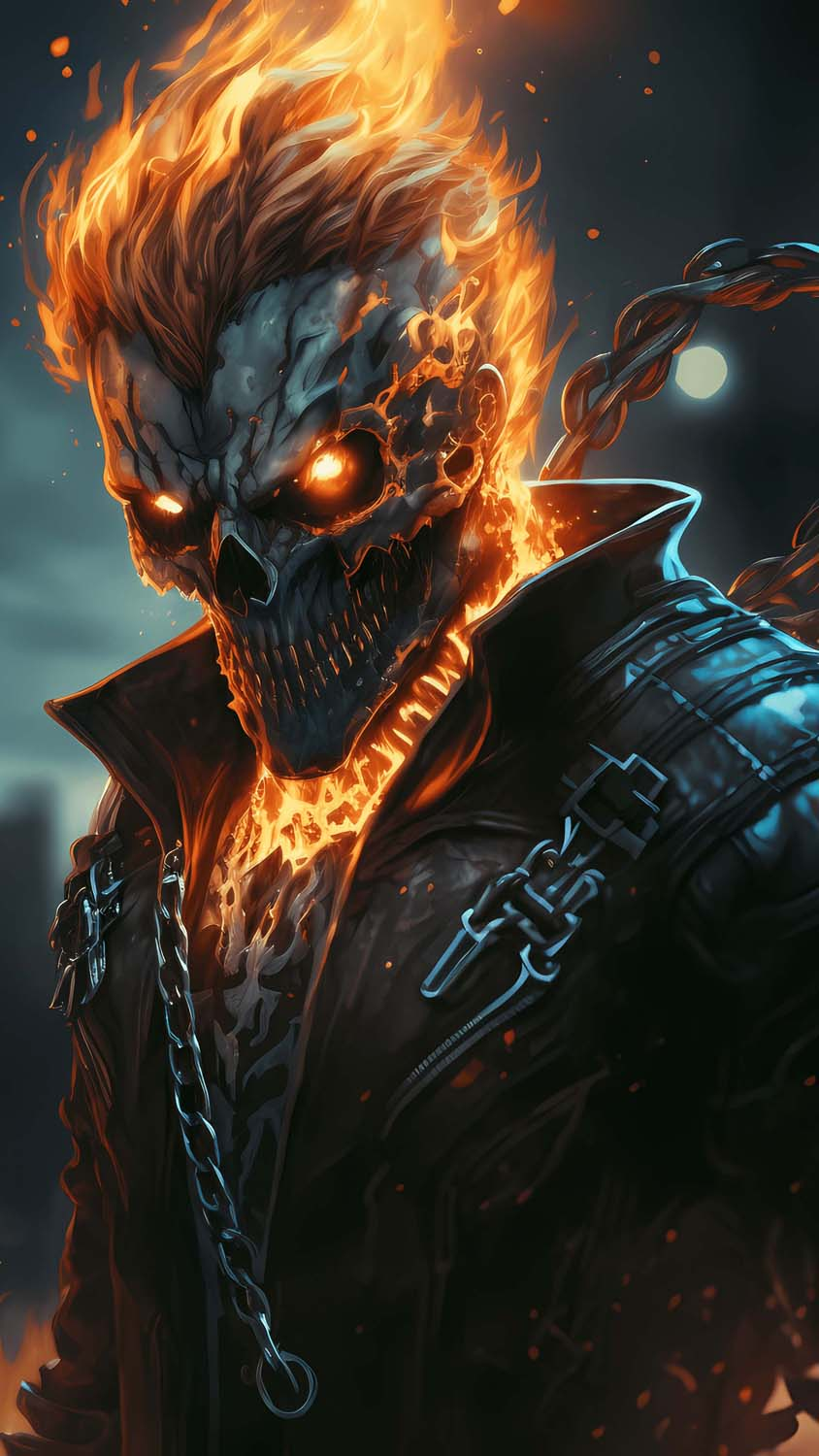 Ghost Rider 4K Wallpaper Download  MOONAZ