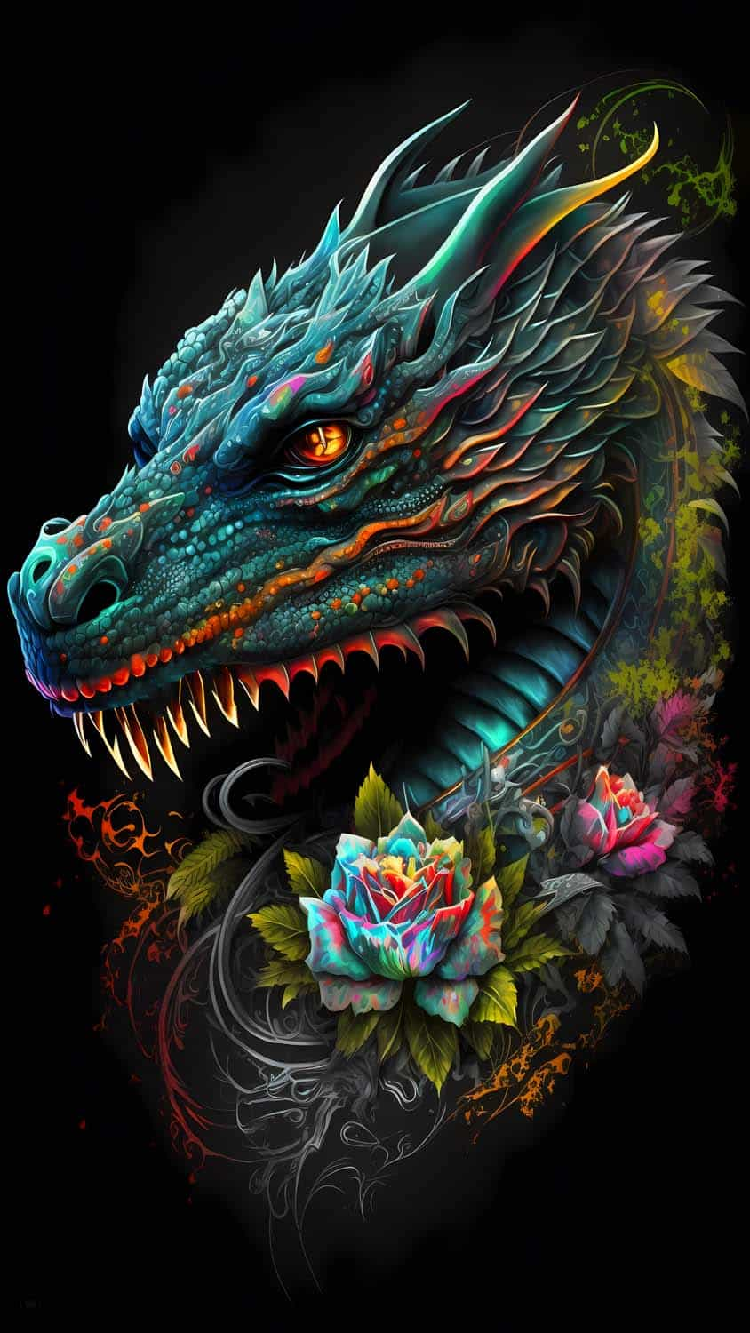 Floral Dragon