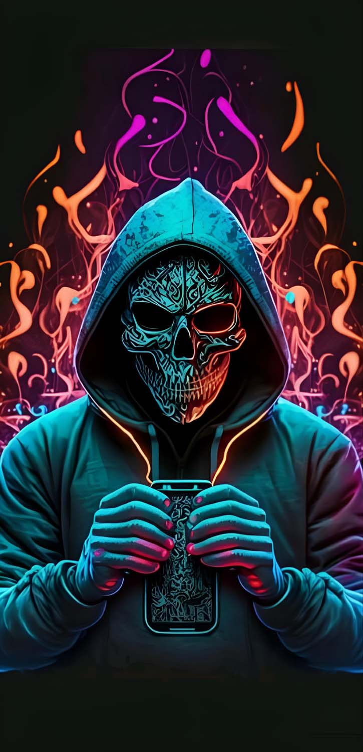 Alienware Wallpaper 4K Logo Neon Skull Alien 6196