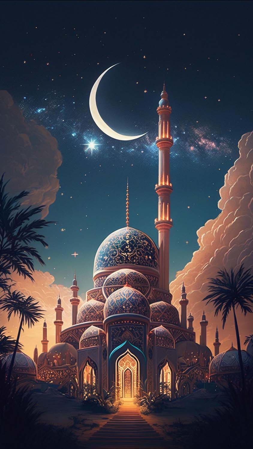 Eid Mosque Wallpaper Download | MOONAZ