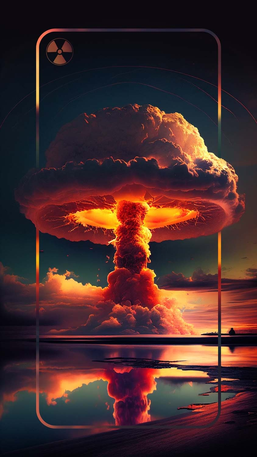 Mobile wallpaper Death Dark Explosion Skull Nuclear Explosion 1314865  download the picture for free