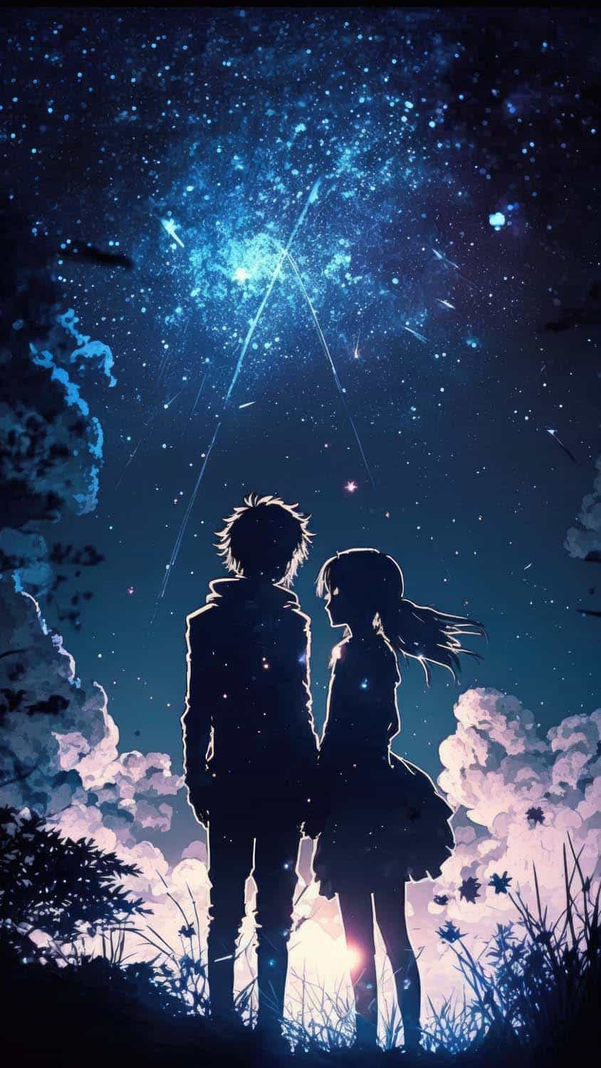 Aesthetic anime couple Wallpapers Download  MobCup