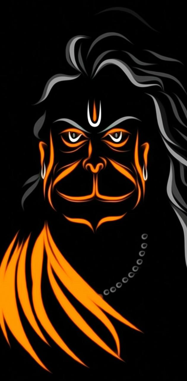 HD wallpaper india tamil nadu hindu hinduism jai hanuman black  background  Wallpaper Flare