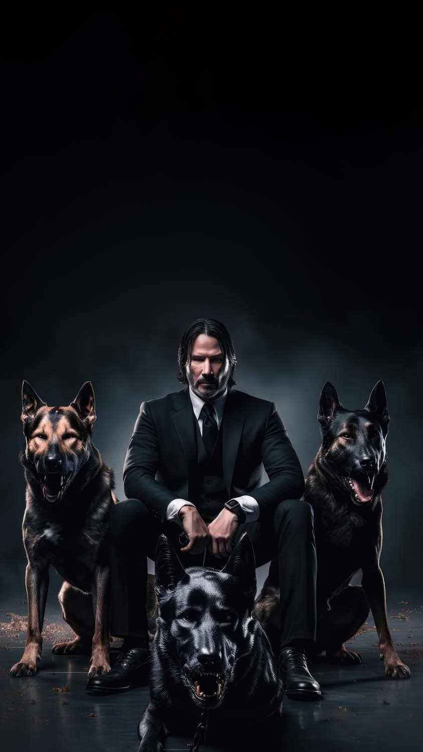John Wick With Dogs