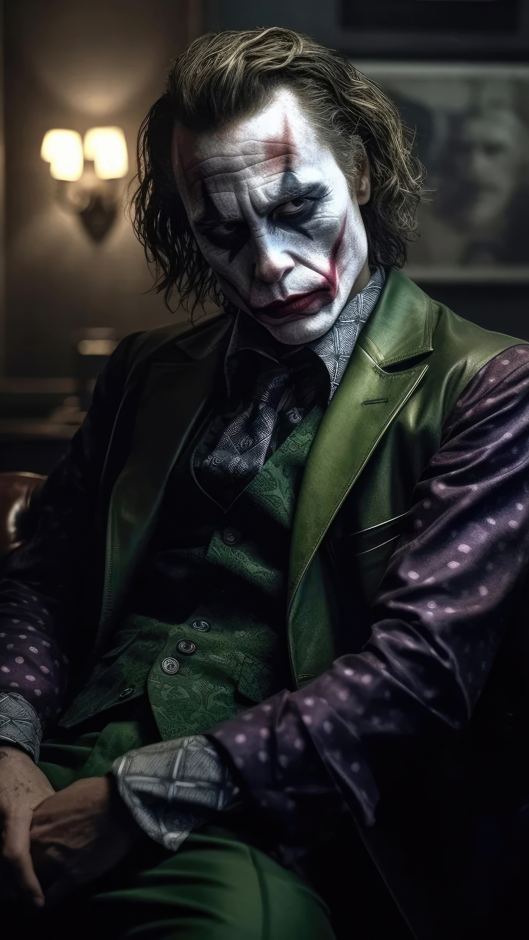 Joker Sitting Alone