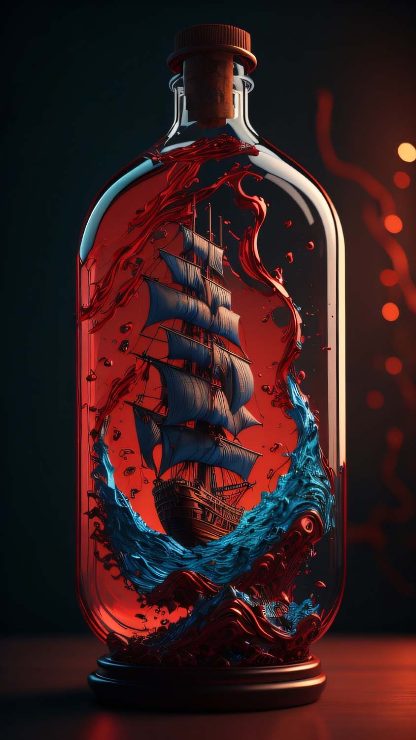 Ship In Glass