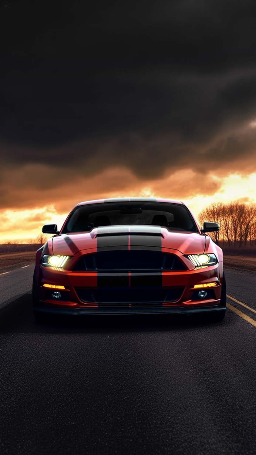 Red Shelby Mustang IPhone Wallpaper  IPhone Wallpapers  iPhone Wallpapers