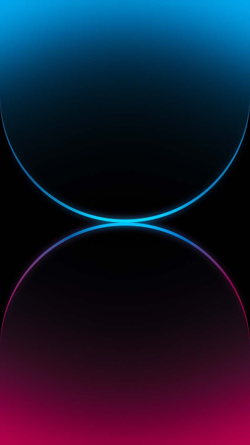 IPhone 15 Pro Max Dual Gradient Blue And Red Wallpaper  IPhone Wallpapers