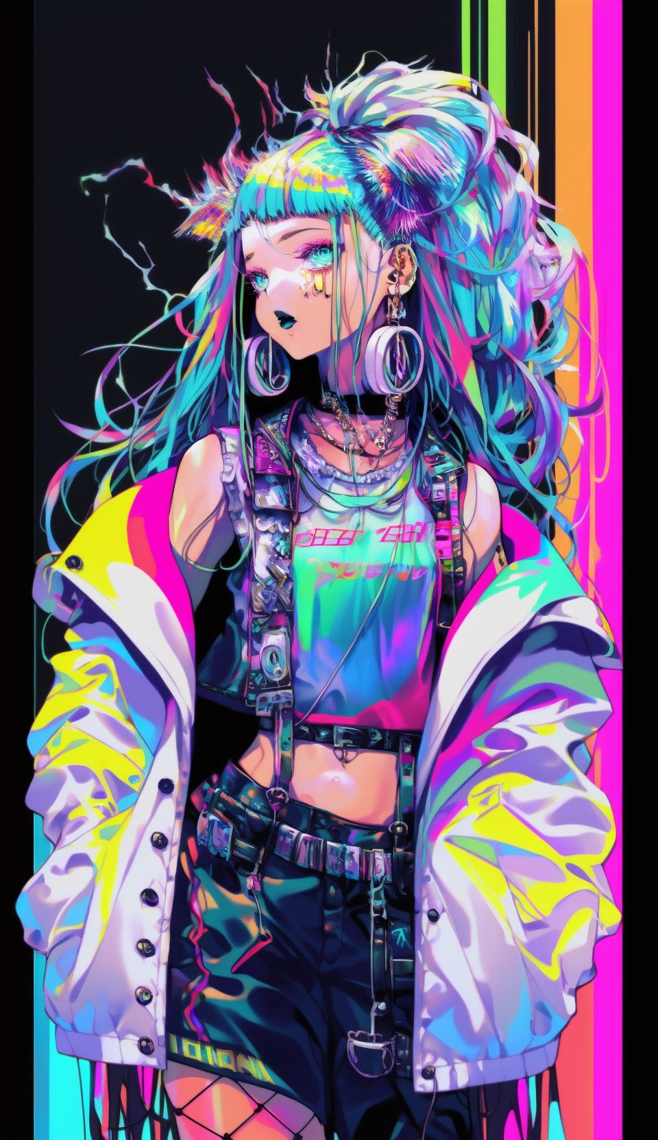 Kawaii cyberpunk girlKawaii