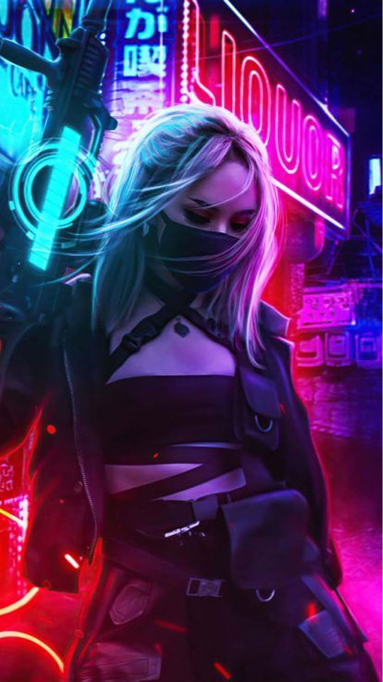 Kawaii cyberpunk girlKawaii