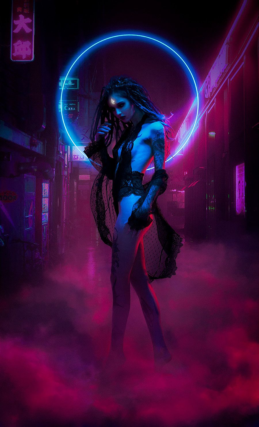 Kawaii cyberpunk girlKawaii