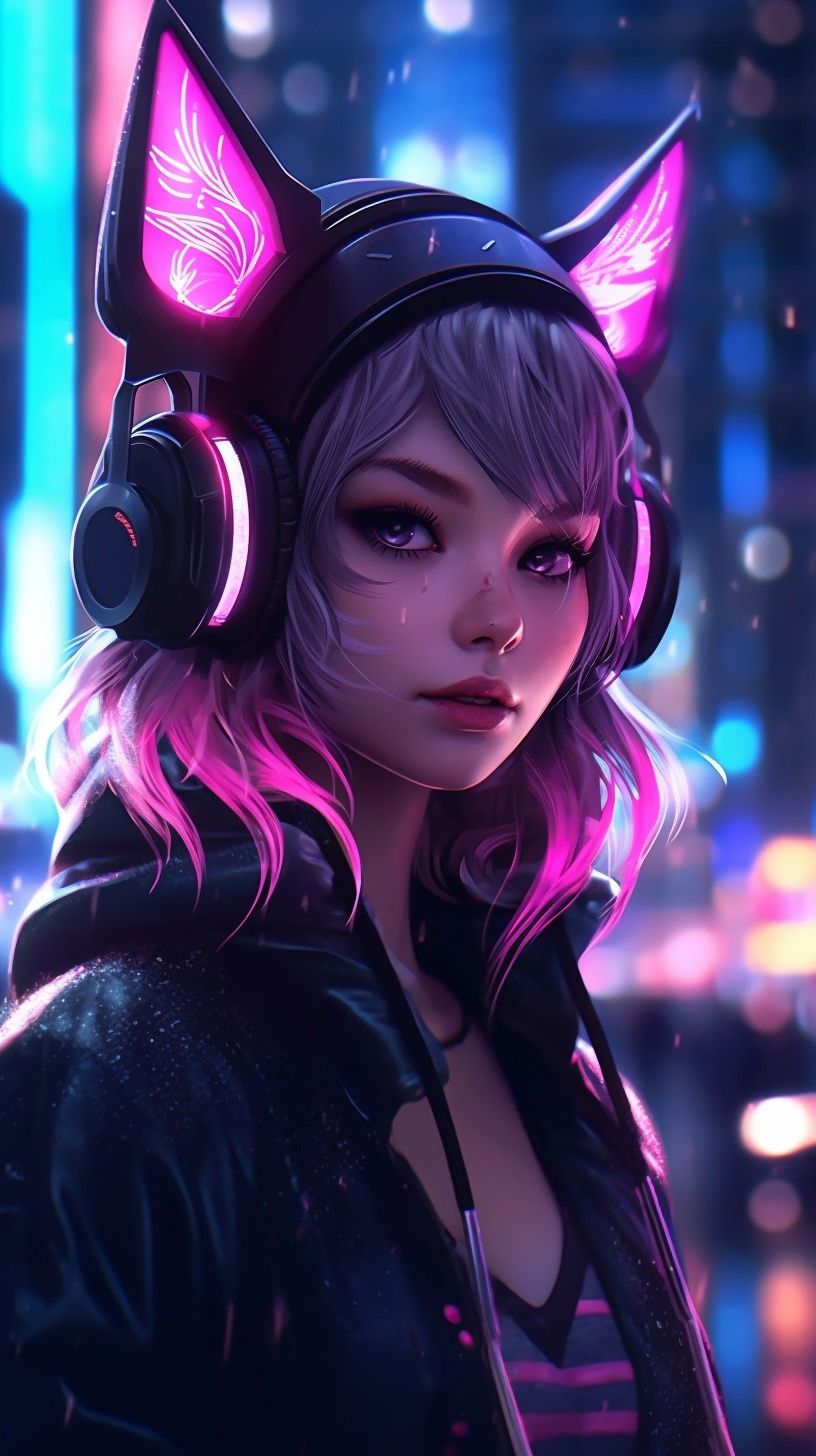 Kawaii cyberpunk girlKawaii