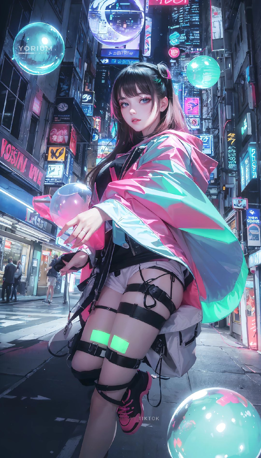 Kawaii cyberpunk girlKawaii