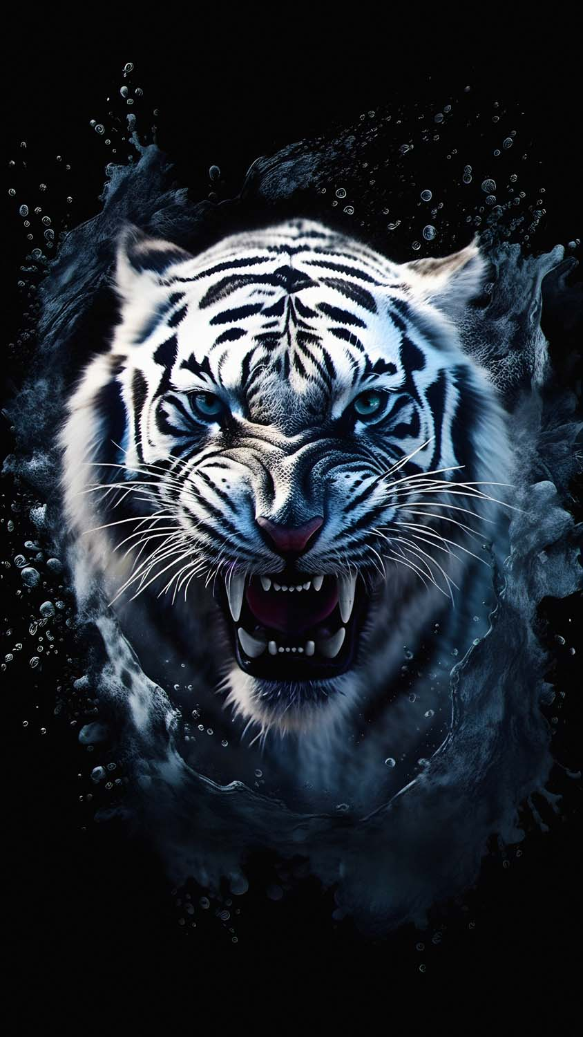 Tiger Angry IPhone Wallpaper 4K IPhone Wallpapers Wallpaper Download   MOONAZ