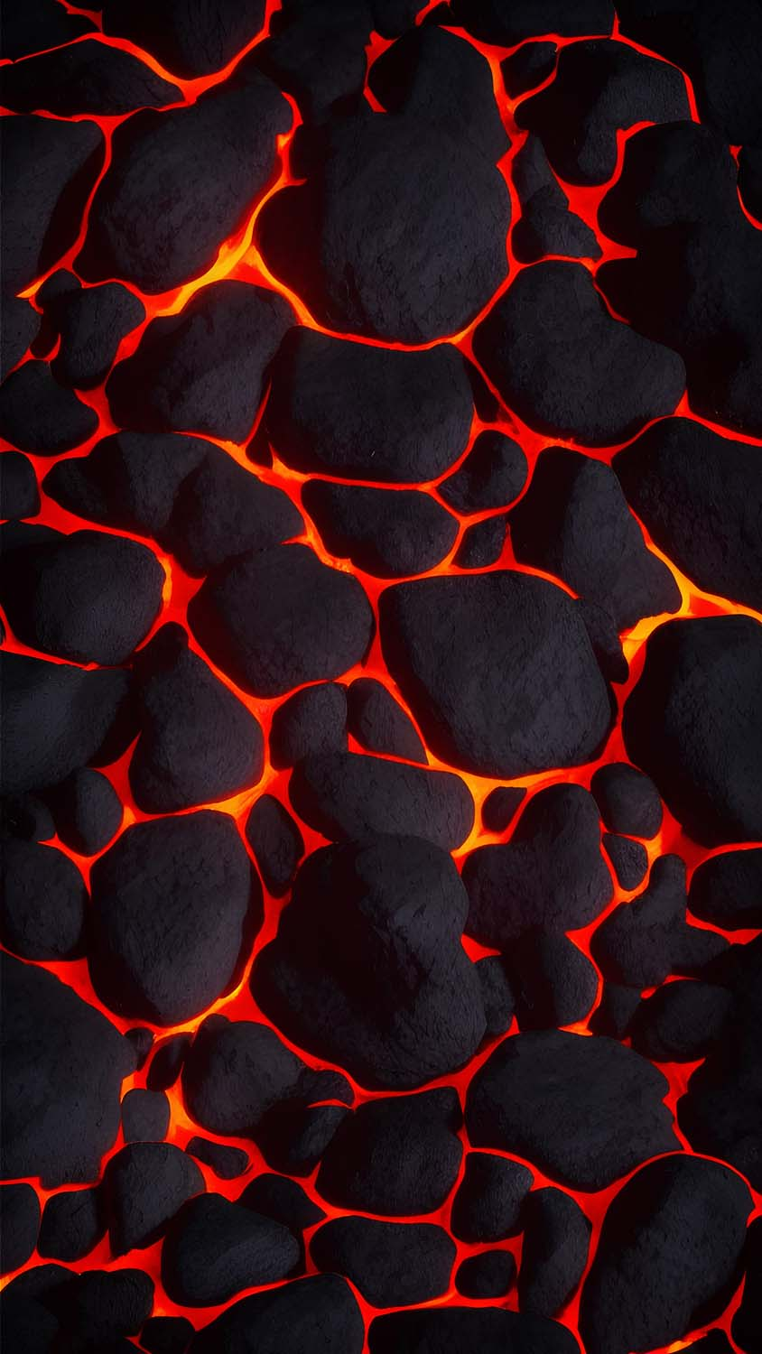 Red Lava Stones IPhone Wallpaper 4K  IPhone Wallpapers