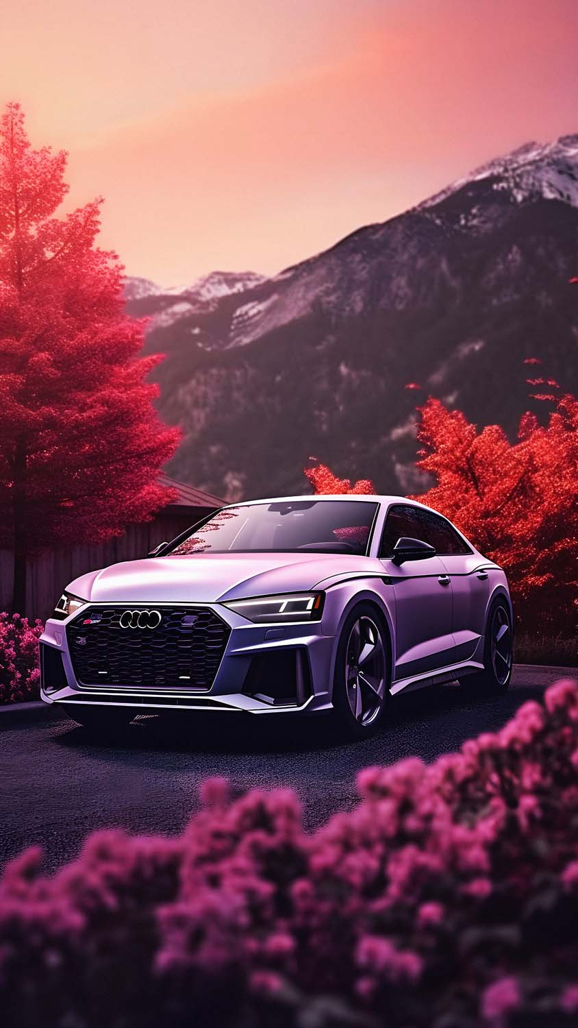 Audi In Autumn IPhone Wallpaper 4K  IPhone Wallpapers