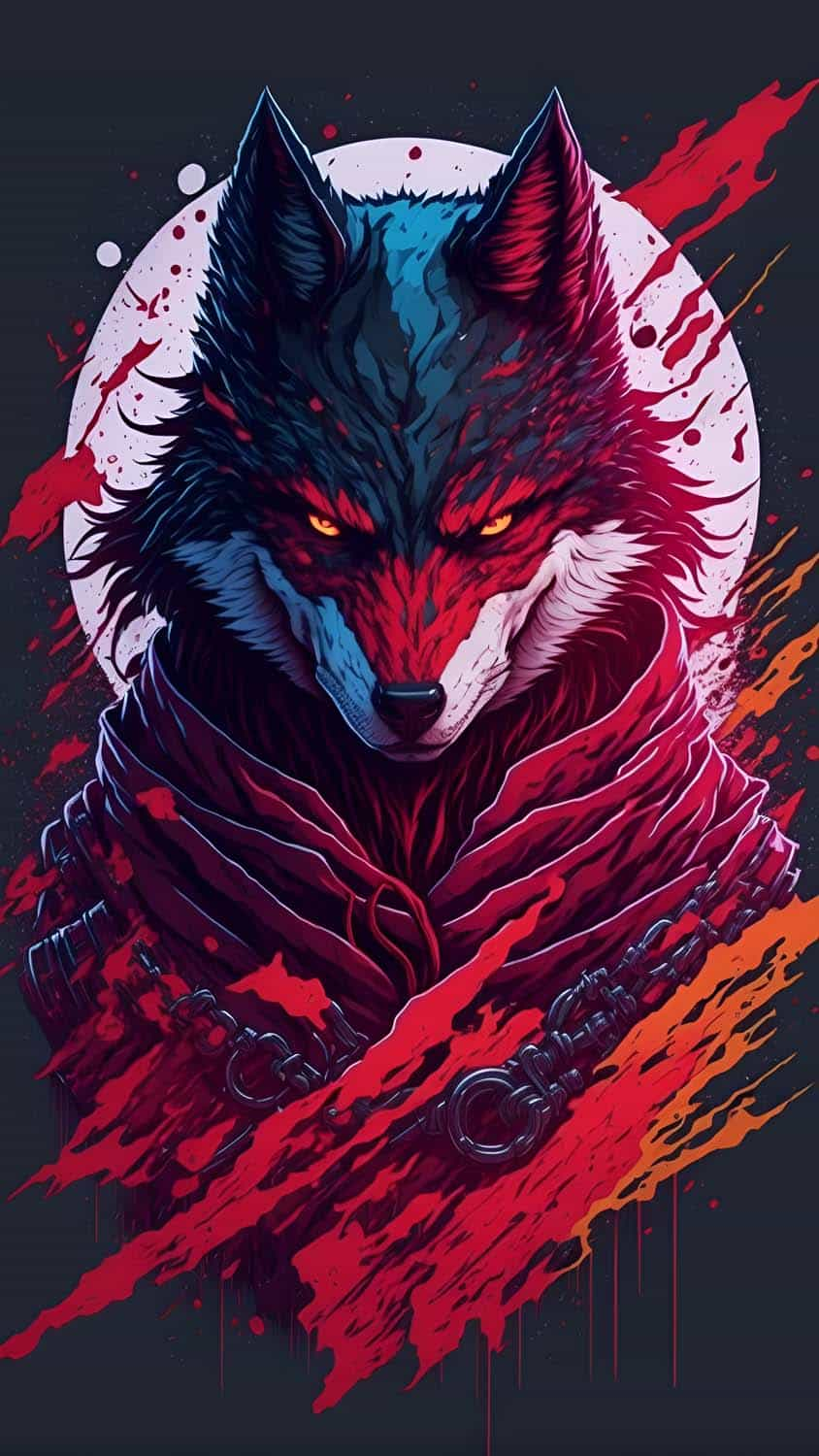 Winter Wolf iPhone Wallpaper