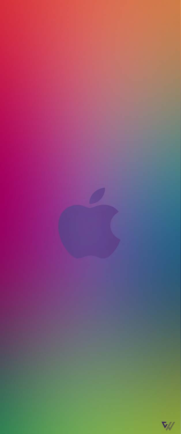 Apple Gradient Multicolour iPhone Wallpaper 4K  iPhone Wallpapers