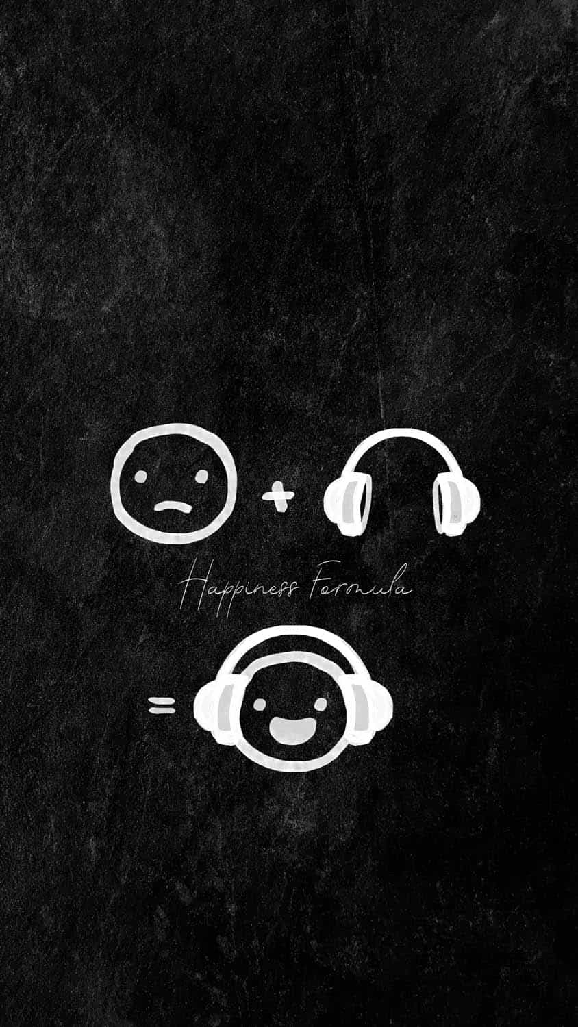 Happiness Formula iPhone Wallpaper 4K  iPhone Wallpapers