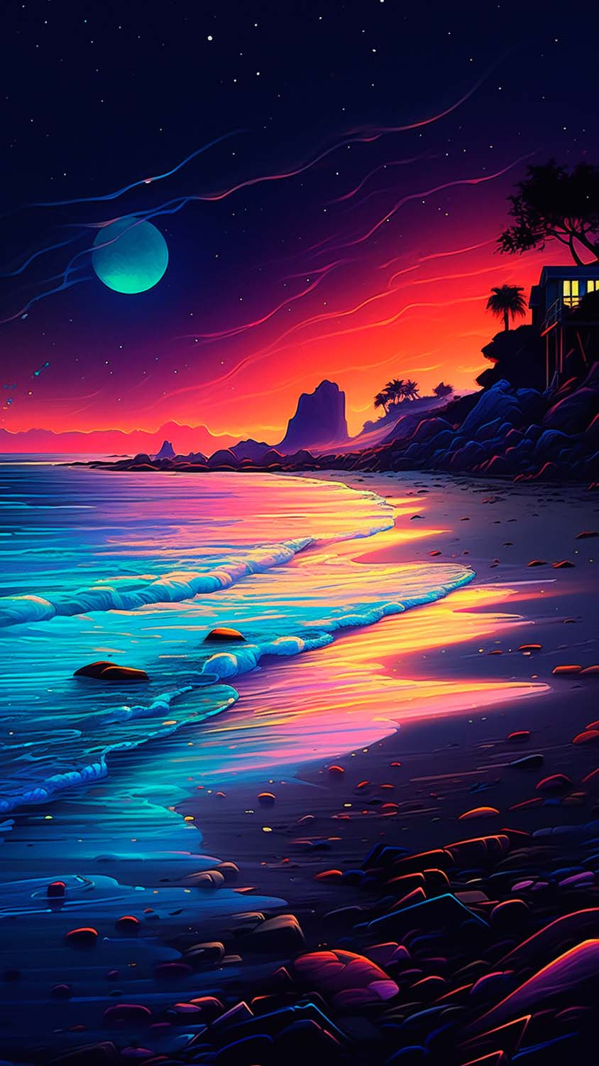Download Enjoy The Relaxing Colors Of Sunset Beach Wallpaper  Wallpapers com