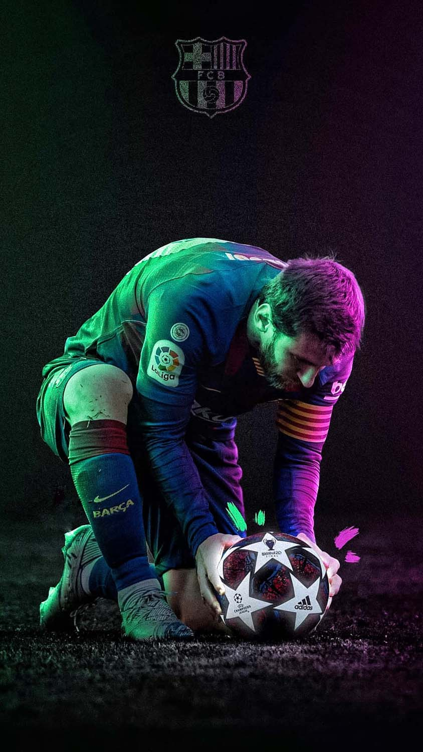 Messi Ready to Goal iPhone Wallpaper 4K  iPhone Wallpapers