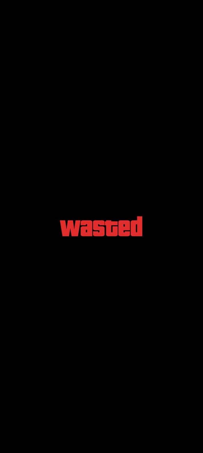 Wasted iPhone Wallpaper 4K  iPhone Wallpapers