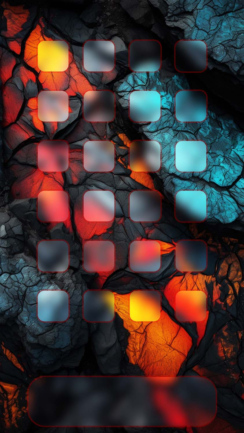 iOS App Dock Stones Background  iPhone Wallpapers