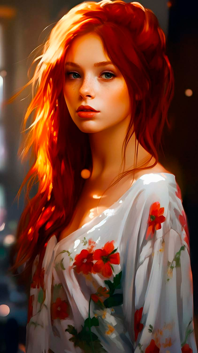 Redhead Girl iPhone Wallpaper 4K  iPhone Wallpapers