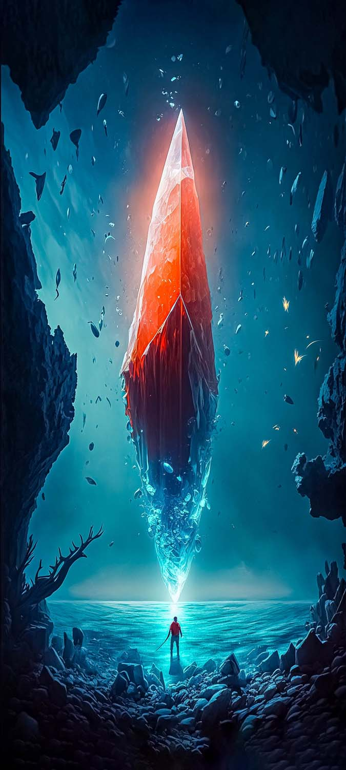 Red Iceberg iPhone Wallpaper 4K  iPhone Wallpapers